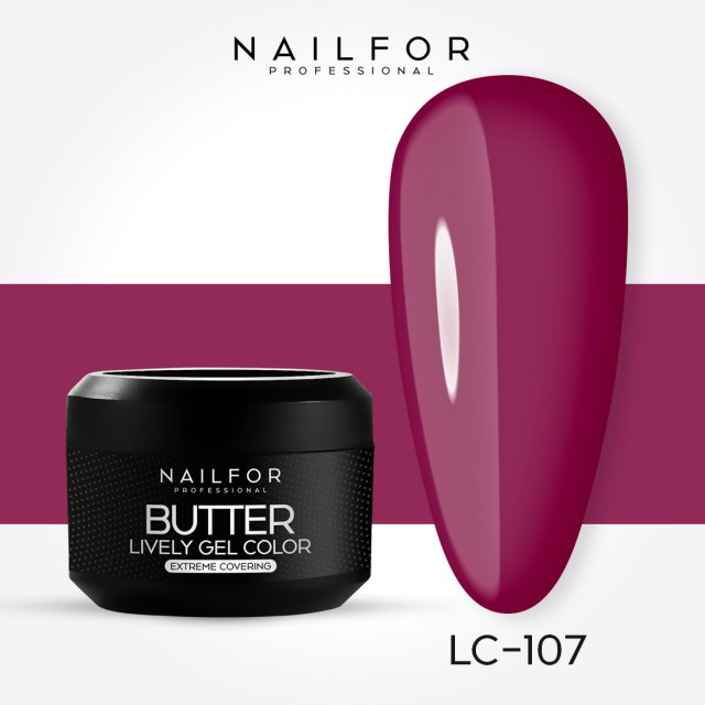 nail gel color, nail art , nails Butter High Density Gel Color - LC107 | Nailfor €4.99