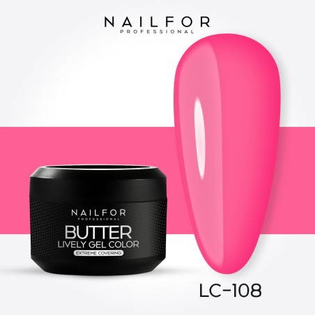 nail gel color, nail art , nails Butter High Density Gel Color - LC108 | Nailfor €4.99