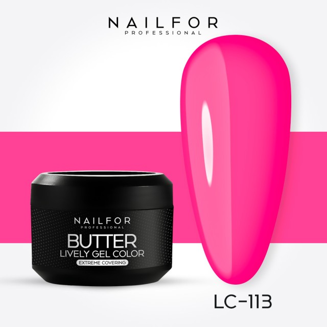 gel de couleur pour ongles, nail art , nails Gel Color haute densité Butter - LC113 | Nailfor 4,99 €