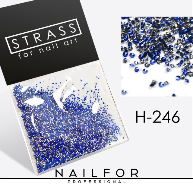 Decoración nail art , reconstrucción de uñas, Micro Strass CRISTAL DECORADO H246 Nailfor 8,99 €