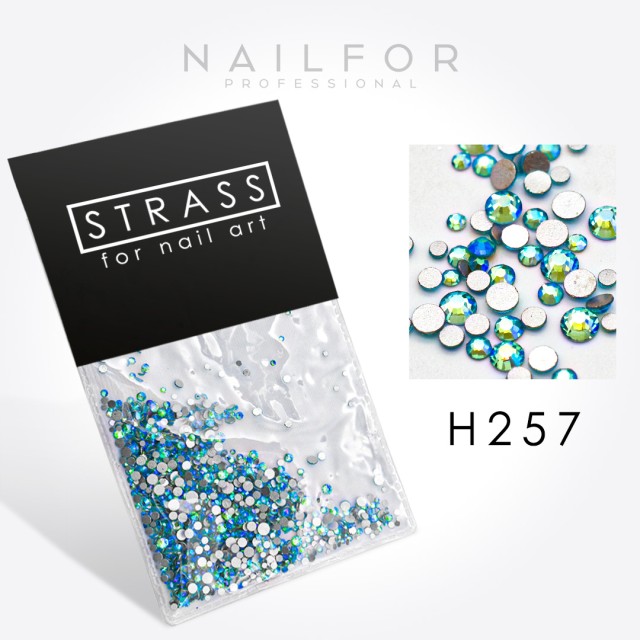 decorazione nail art ricostruzione unghie DECORAZIONE CRISTALLI STRASS H257 Nailfor 6,99 €