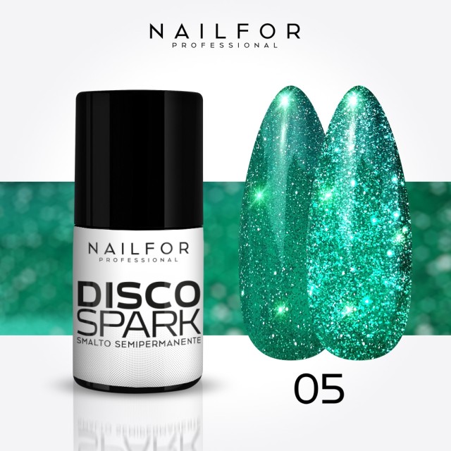 Spark Disco SEMI-PERMANENT gel nail polish - 05