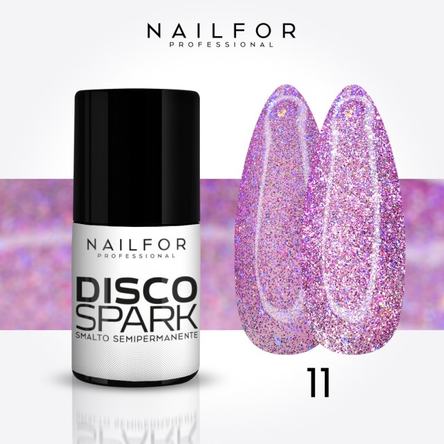 Spark Disco SEMI-PERMANENT gel nail polish - 11