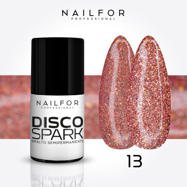 Vernis Gel semi-permanent Disco spark - 13