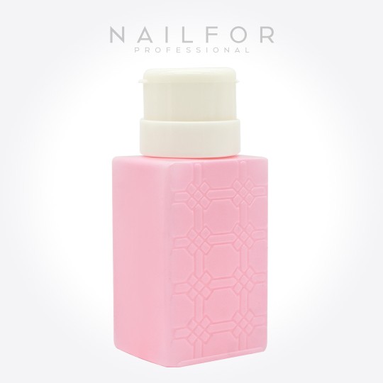 accessori per unghie, nails nail art alta qualità Dispenser Dosatore Liquidi con pompetta - QUADRATO ROSA Nailfor 3,99 € Nailfor