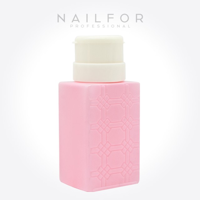 accessori per unghie, nails nail art alta qualità Dispenser Dosatore Liquidi con pompetta - QUADRATO ROSA Nailfor 2,99 € Nailfor