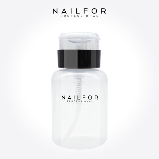 accessori per unghie, nails nail art alta qualità Dispenser Dosatore Liquidi con pompetta - NERO CON LOGO Nailfor 2,99 € Nailfor