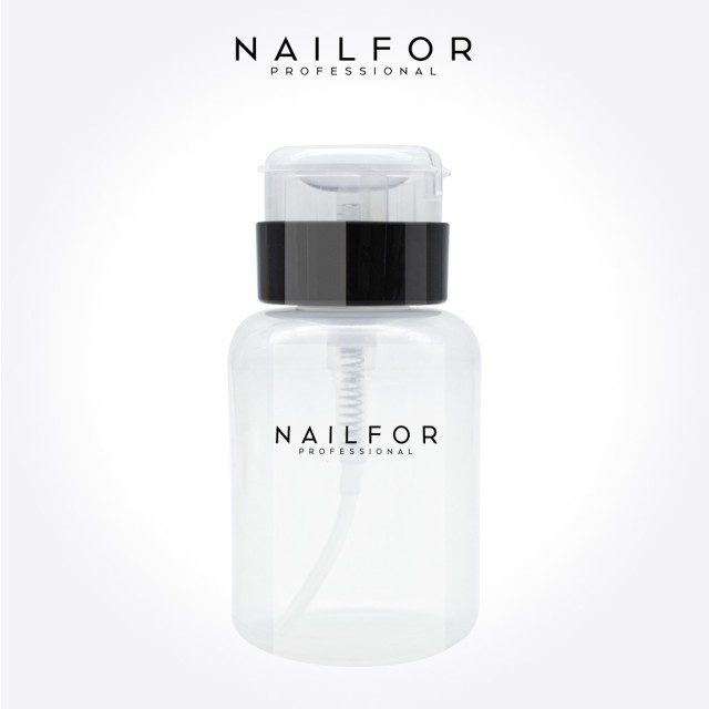 accessori per unghie, nails nail art alta qualità Dispenser Dosatore Liquidi con pompetta - LOGO NERO Nailfor 2,99 € Nailfor