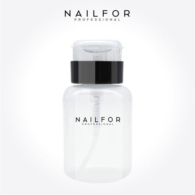 Accessoires pour ongles, nails de haute qualité nail art Dispenser de liquide avec pompe - NOIR AVEC LOGO Nailfor 2,99 € Nailfor