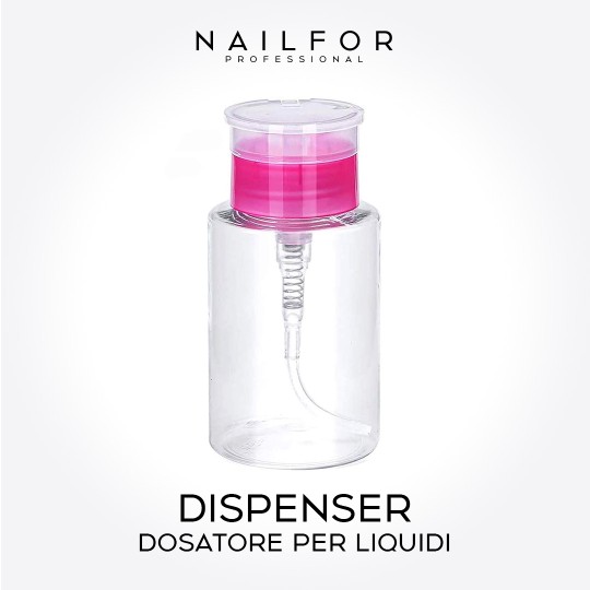 Accessoires pour ongles, nails nail art de haute qualité, Dispenser de liquide avec pompe - PINK Nailfor 2,99 € Nailfor