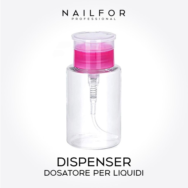 Accesorios para uñas, nails de alta calidad nail art Dispenser de líquido con bomba - ROSA Nailfor 2,99 € Nailfor