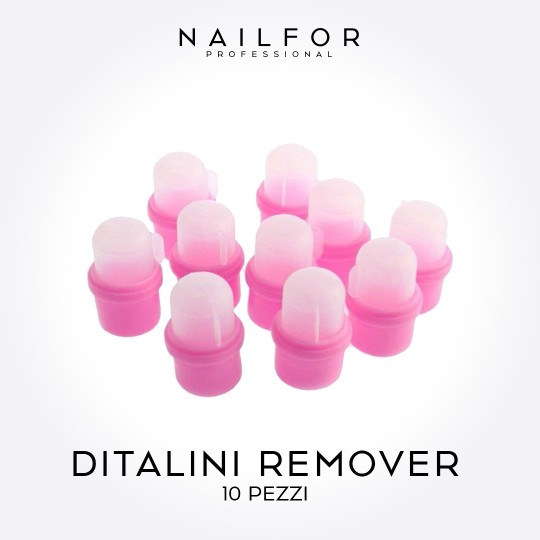 Semi-permanent nail polish color: DITALI Remover Pink - FOR Soak Off NAIL POLISH 10 PIECES Nailfor €3.99