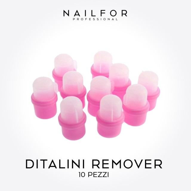 DETAL REMOVER PINK - FOR SOAK OFF 10 PIECES