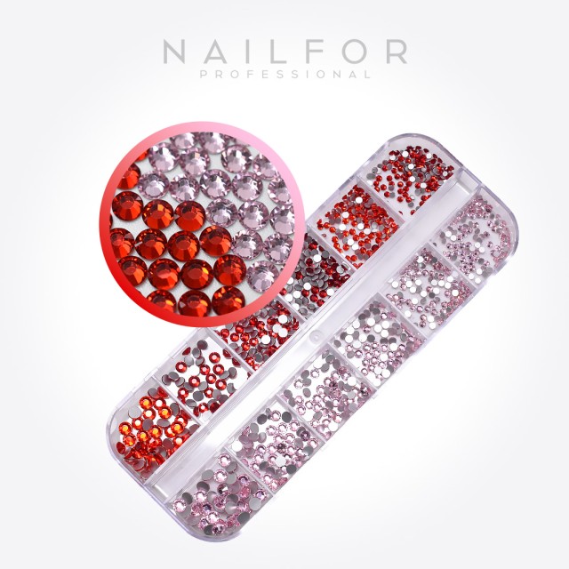 decorazione nail art ricostruzione unghie DUAL STRASS CRISTALLI 08 Nailfor 8,99 €