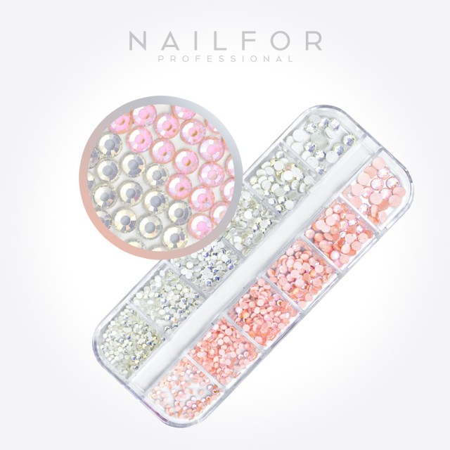 Decoración nail art , reconstrucción de uñas, cristales Dual strass 10 Nailfor 8,99 €