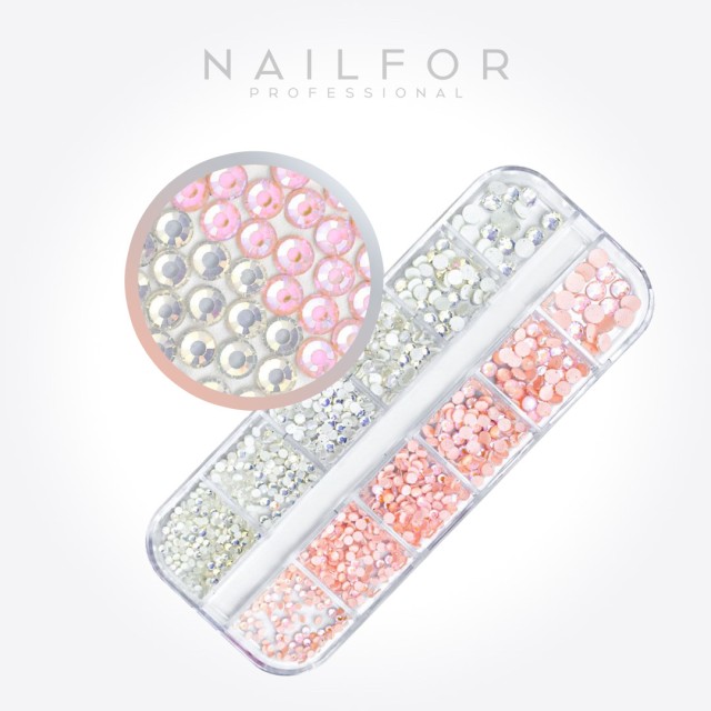 decorazione nail art ricostruzione unghie DUAL STRASS CRISTALLI 10 Nailfor 8,99 €