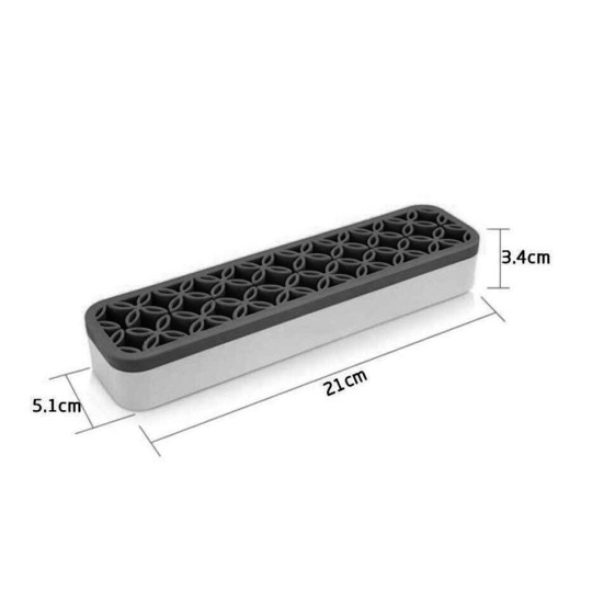 accessori per unghie, nails nail art alta qualità ESPOSITORE - PORTA PENNELLI SILICONE NERO Nailfor 5,99 € Nailfor 2