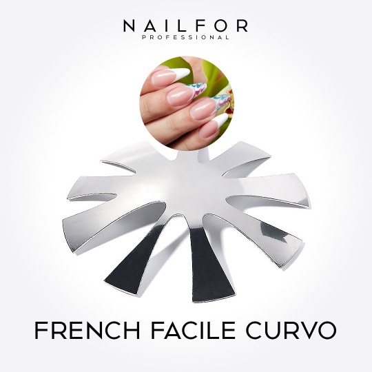 accessori per unghie, nails nail art alta qualità FACILE FRENCH - Modellatore Curvo Nailfor 3,99 € Nailfor