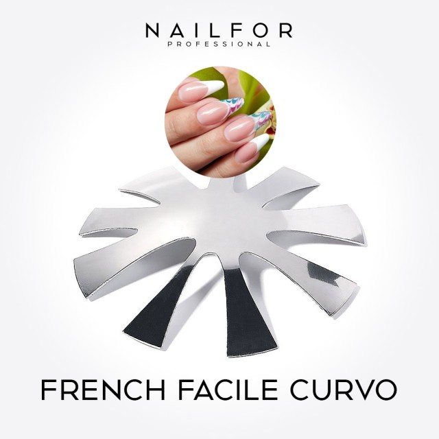 accessori per unghie, nails nail art alta qualità FACILE FRENCH - Modellatore Curvo Nailfor 3,99 € Nailfor