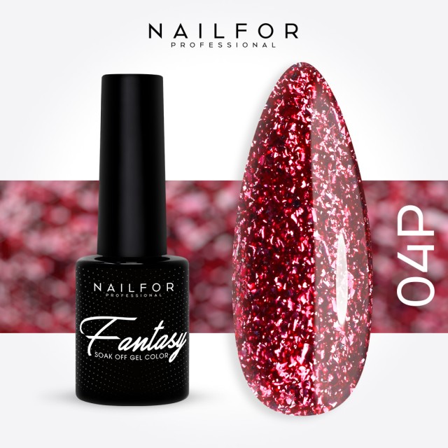 Semipermanente smalto colore per unghie: FANTASY PLATINUM Smalto Gel Semipermanente - 04P Nailfor 7,99 €