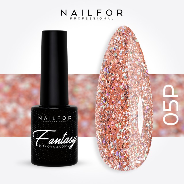 Semipermanente smalto colore per unghie: FANTASY PLATINUM Smalto Gel Semipermanente - 05P Nailfor 7,99 €