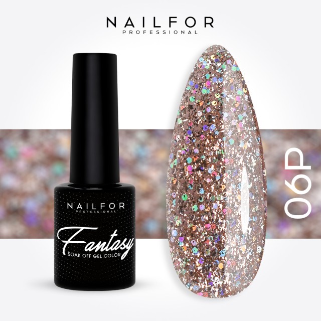 Semipermanente smalto colore per unghie: FANTASY PLATINUM Smalto Gel Semipermanente - 06P Nailfor 7,99 €