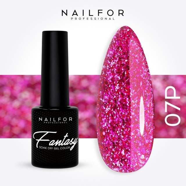 Semipermanente smalto colore per unghie: FANTASY PLATINUM Smalto Gel Semipermanente - 07P Nailfor 7,99 €