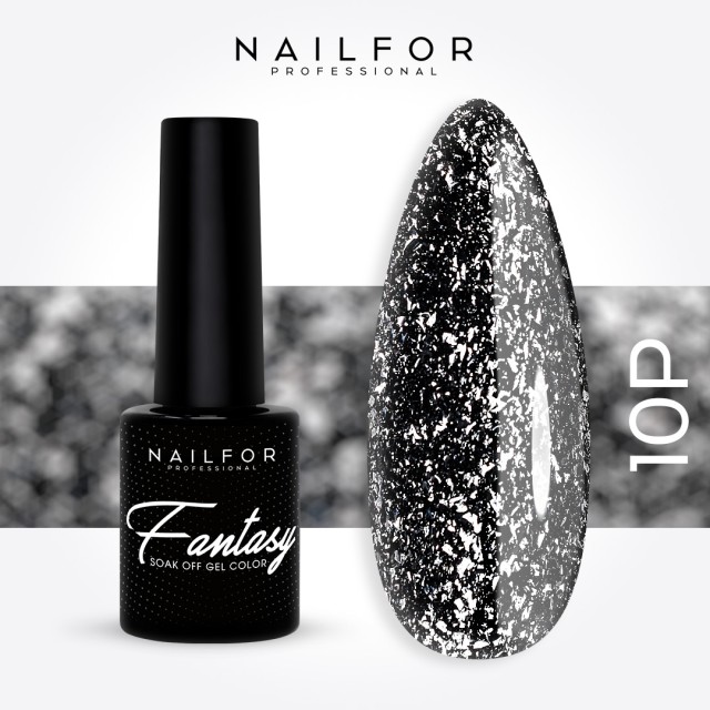Vernis à ongles semi-permanent couleur : Fantasy Platinum Vernis Gel Semi-permanent - 10P Nailfor 7,99 €