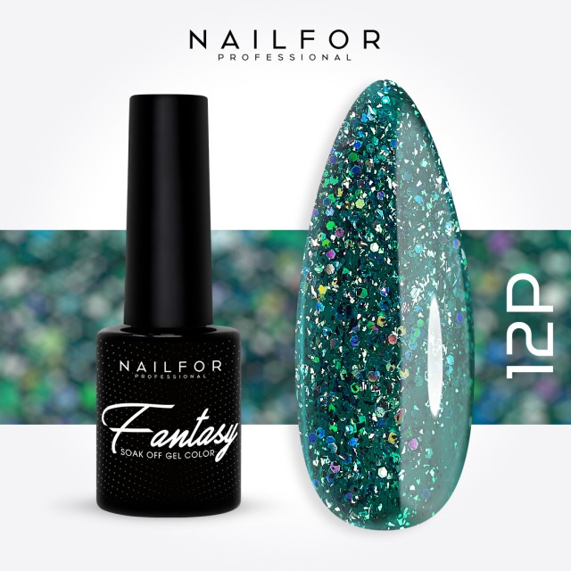 Esmalte de uñas semipermanente color: Fantasy Platinum Esmalte Gel semipermanente en gel - 12P Nailfor 7,99 €