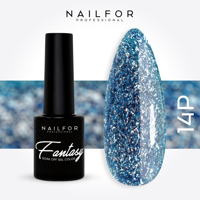 Semipermanente smalto colore per unghie: FANTASY PLATINUM Smalto Gel Semipermanente - 14P Nailfor 7,99 €