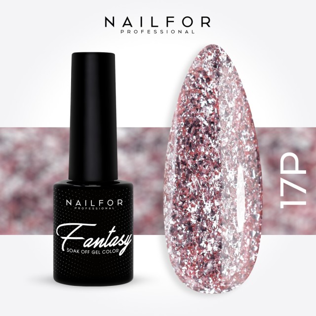 Semipermanente smalto colore per unghie: FANTASY PLATINUM Smalto Gel Semipermanente - 17P Nailfor 7,99 €