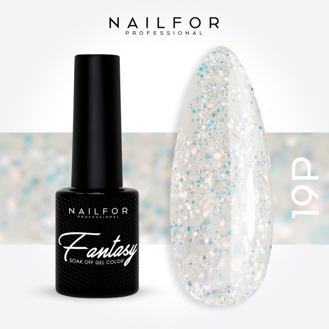 Semipermanente smalto colore per unghie: FANTASY PLATINUM Smalto Gel Semipermanente - 19P Nailfor 7,99 €