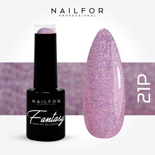 Semipermanente smalto colore per unghie: FANTASY PLATINUM Smalto Gel Semipermanente - 21P Nailfor 7,99 €