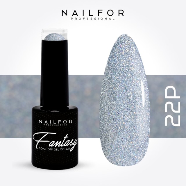 Semipermanente smalto colore per unghie: FANTASY PLATINUM Smalto Gel Semipermanente - 22P Nailfor 7,99 €