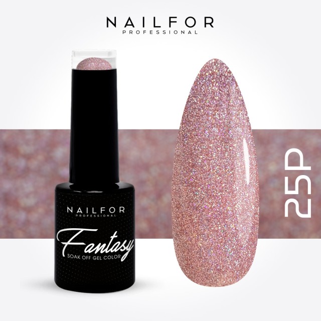 Semipermanente smalto colore per unghie: FANTASY PLATINUM Smalto Gel Semipermanente - 25P Nailfor 7,99 €