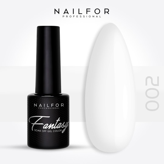 Semi-permanent nail polish color: Fantasy Semi-permanent Gel Polish - 002 FAN Pastel White Nailfor €6.99