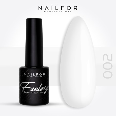 Semi-permanent nail polish color: Fantasy Semi-permanent Gel Polish - 002 FAN Pastel White Nailfor €6.99