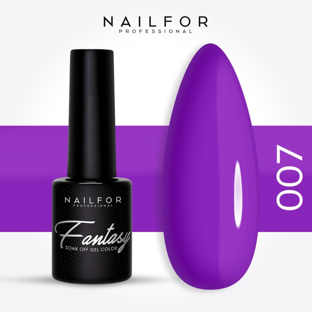 Semipermanente smalto colore per unghie: FANTASY Smalto Gel Semipermanente - 007FAN Nailfor 5,99 €