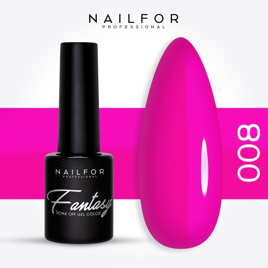 Semi-permanent nail polish color: Fantasy Semi-permanent Gel Polish - 008FAN Nailfor €6.99