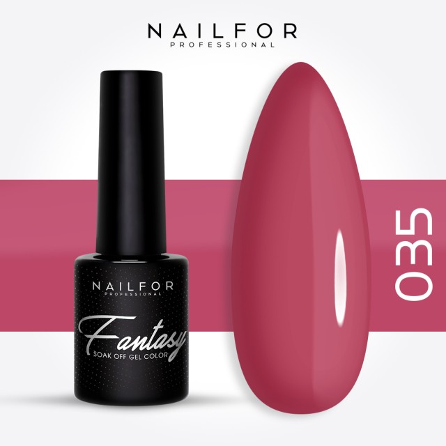 Semi-permanent nail polish color: Fantasy Semi-permanent Gel Polish - 035FAN Nailfor €6.99