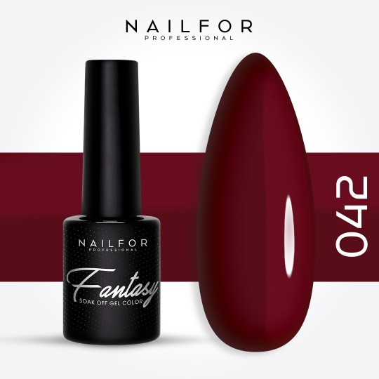 Semi-permanent nail polish color: Fantasy Semi-permanent Gel Polish - 042FAN Nailfor €6.99