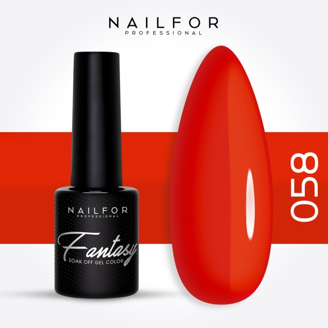 Vernis à ongles semi-permanent couleur : Fantasy Vernis Gel Semi-permanent - 058FAN fluo Nailfor 6,99 €