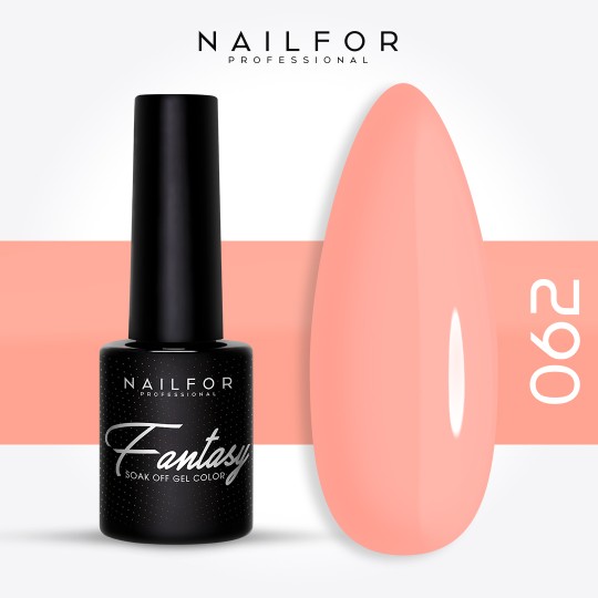 Semi-permanent nail polish color: Fantasy Semi-permanent Gel Polish - 062FAN Nailfor €6.99