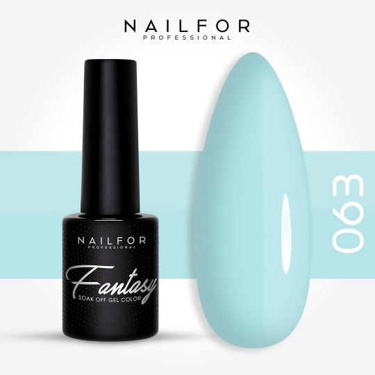 Semi-permanent nail polish color: Fantasy Semi-permanent Gel Polish - 063FAN Nailfor €6.99