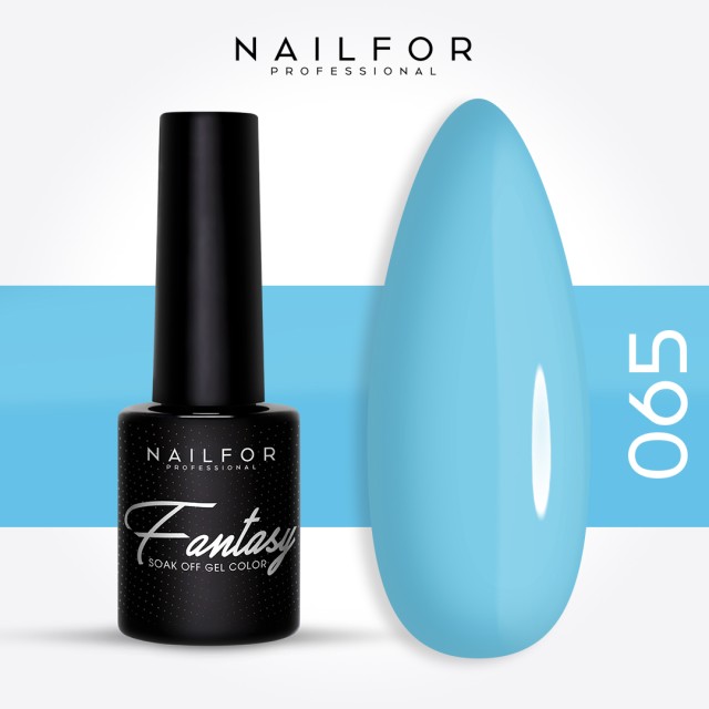 Semipermanente smalto colore per unghie: FANTASY Smalto Gel Semipermanente - 065FAN azzurro Nailfor 5,99 €