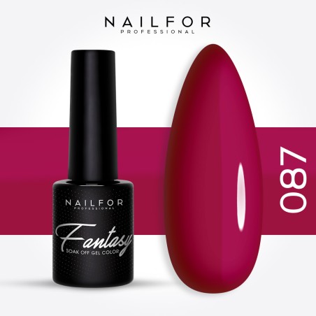 Semi-permanent nail polish color: Fantasy Semi-permanent Gel Polish - 087FAN Nailfor €6.99