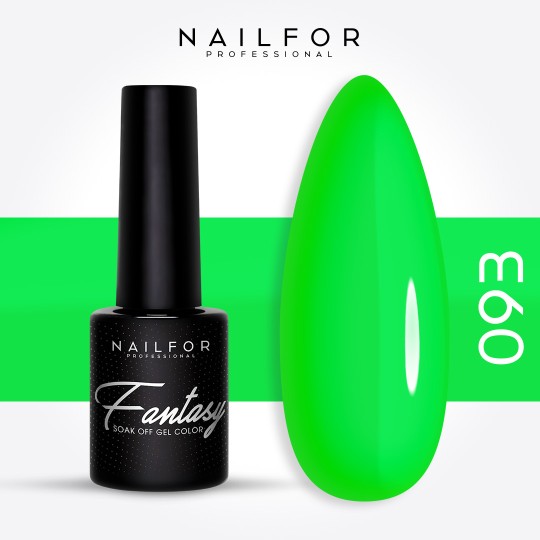 Semipermanente smalto colore per unghie: FANTASY Smalto Gel Semipermanente - 093FAN FLUO Nailfor 6,99 €
