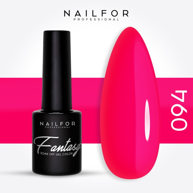FANTASY semi-permanent gel nail polish - 094fan Fluo