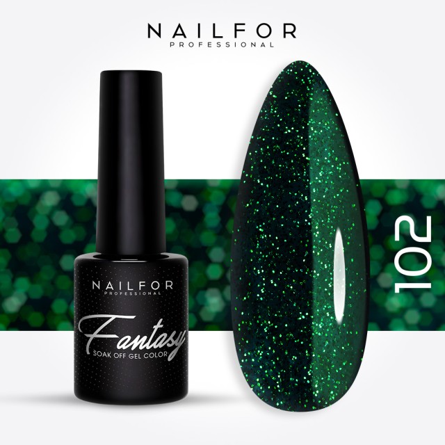 Vernis à ongles semi-permanent couleur : Fantasy Semi-permanent Gel Polish - 102FAN Nailfor 6,99 €