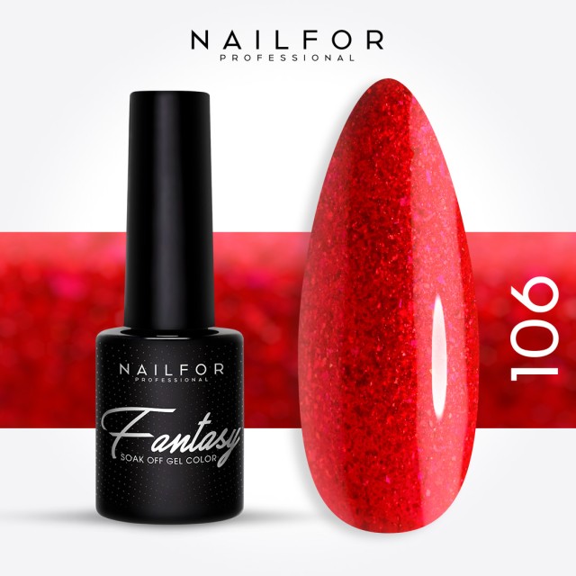 Vernis à ongles semi-permanent couleur : Fantasy Semi-permanent Gel Polish - 106FAN Nailfor 6,99 €